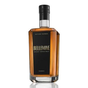 Bellevoye Black Peated French Triple Malt Whisky (700mL) - Image 1