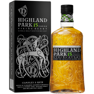 Highland Park 15 Year Old Viking Heart Single Malt Scotch Whisky (Glass Bottle) - Image 1