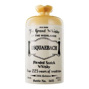 Usquaebach Old Rare Blended Scotch Whisky Stone Flagon (700mL) - Image 1