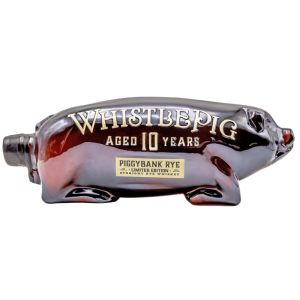 Whistlepig PiggyBank 10 Year Old Rye Whiskey (Liter) - Image 1